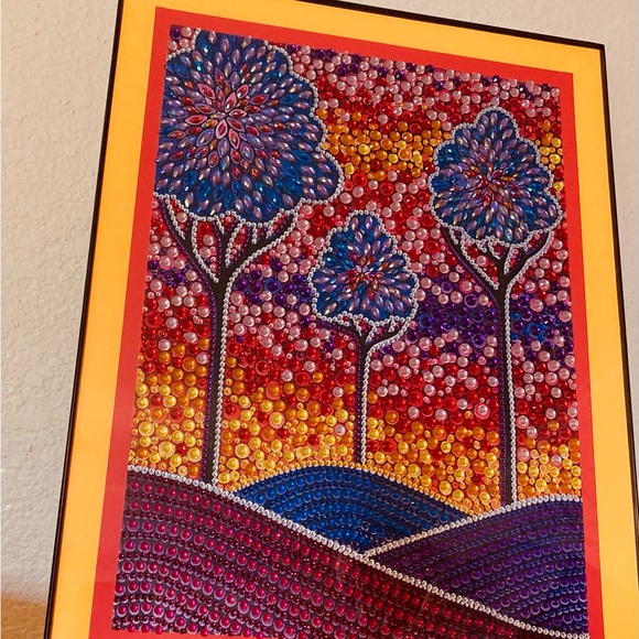 Finished Crystal Rhinestone Trees Diamond Painting - Picture 3 of 4